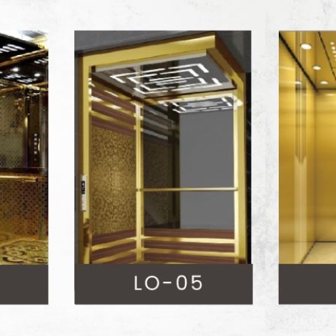 كبائن بديكورات ذهبية